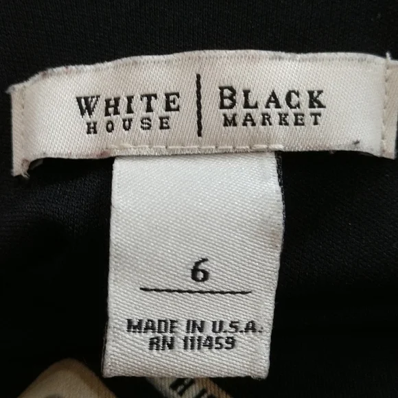 White House Black Market Chain Print Fit & Flare Off Shoulder Dress Size… - Picture 7 of 7